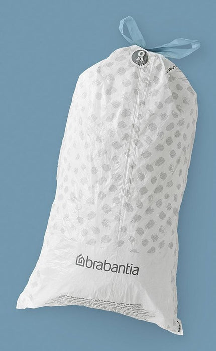 EAN 8710755124846 - Brabantia 124846 bolsa para basura 30 L Gris, Blanco 40 pieza(s) imagen 3