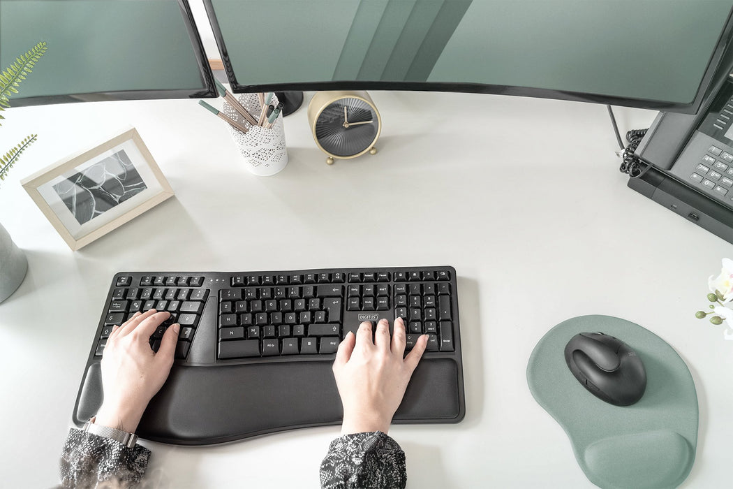 EAN 4016032463900 - Digitus DA-20157 teclado Universal RF inalámbrico QWERTZ Alemán Negro imagen 3