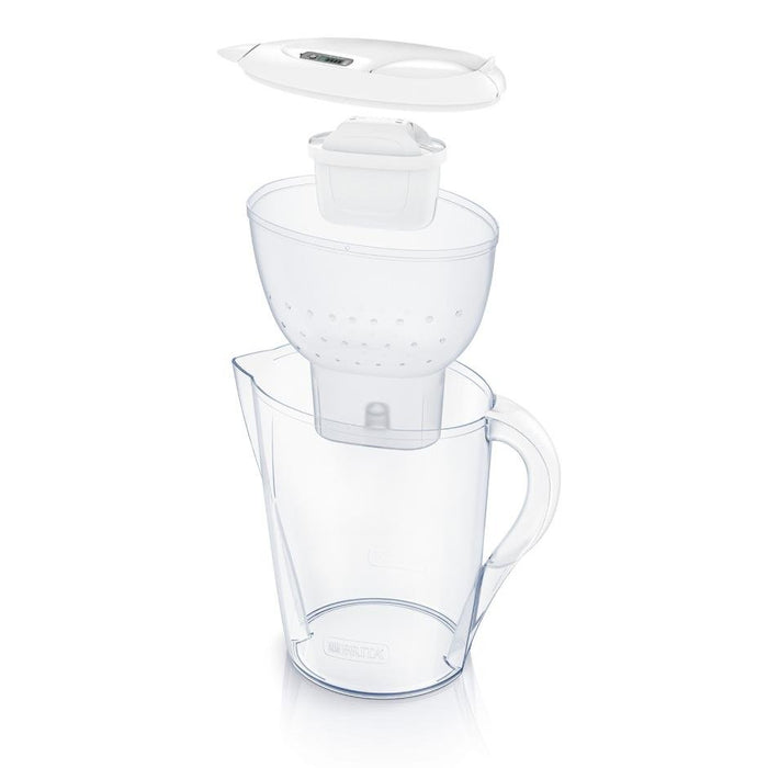 EAN 4006387124311 - Brita Marella Filtro para depósito de agua 2,4 L Transparente, Blanco imagen 3