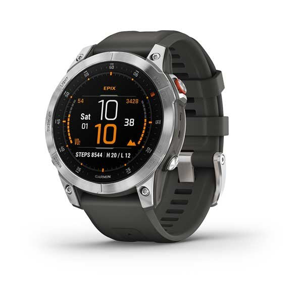 EAN 0753759281007 - Garmin epix 3,3 cm (1.3") AMOLED 47 mm Digital 416 x 416 Pixeles Pantalla táctil Plata Wifi GPS (satélite imagen 1