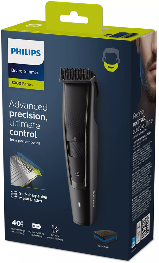 EAN 8720689023511 - Philips BEARDTRIMMER Series 5000 BT5515/70 depiladora para la barba Batería 40 2 cm Mojado y seco Negro imagen 2