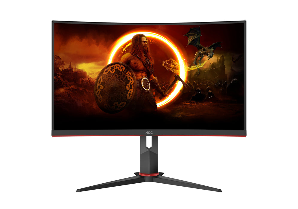 EAN 4038986182263 - AOC G2 C27G2Z3/BK pantalla para PC 68,6 cm (27") 1920 x 1080 Pixeles Full HD LED Negro, Rojo imagen 2