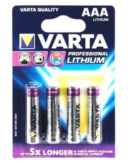 EAN 4008496680436 - Varta 4x AAA Lithium Batería de un solo uso Litio imagen 1
