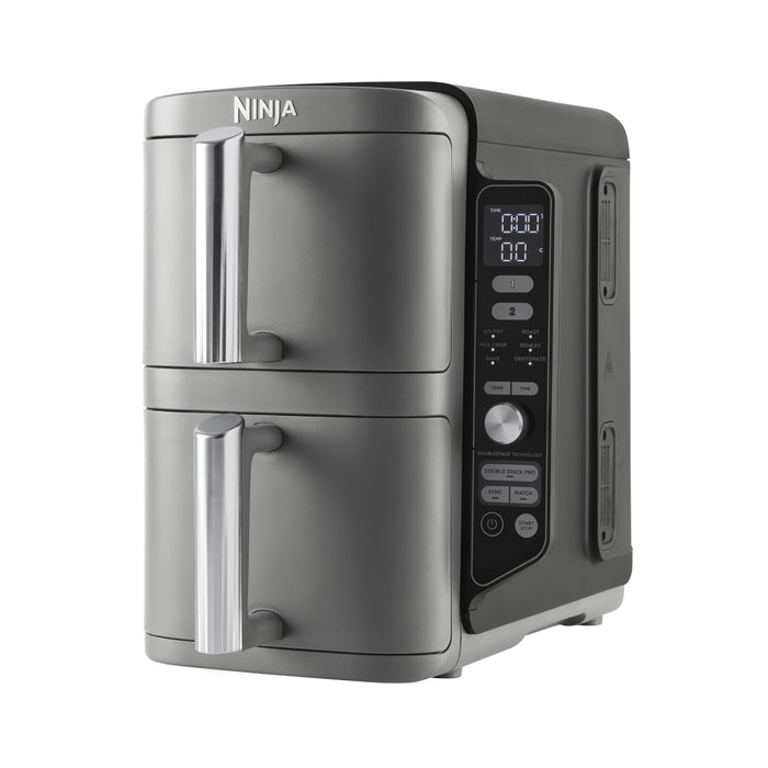 EAN 0622356280822 - Ninja SL400EU freidora Doble 9,5 L 2470 W Freidora de aire caliente Negro, Gris imagen 2