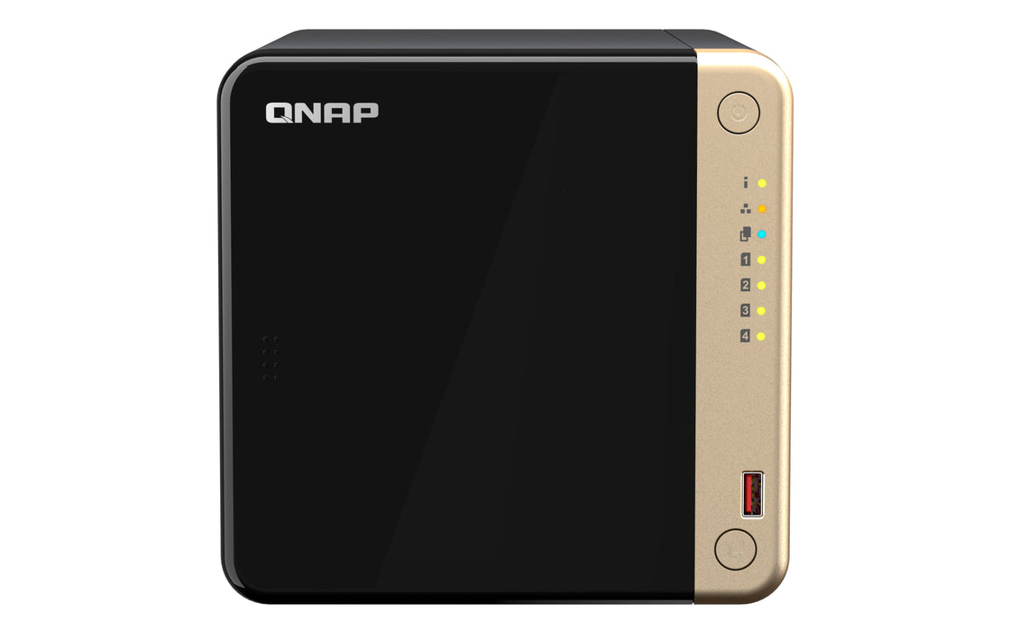 EAN 4711103082324 - QNAP TS-464 NAS Torre Intel® Celeron® N5095 8 GB DDR4 0 TB QNAP QTS Negro imagen 1
