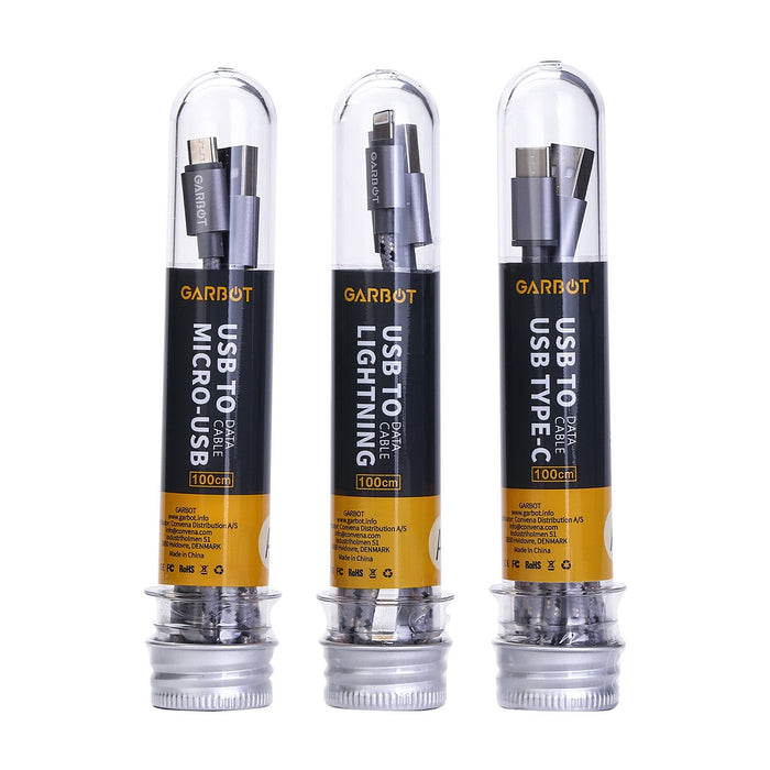 EAN 5714590003758 - Garbot C-05-10195 cable USB 1 m USB A Micro-USB B Plata imagen 3