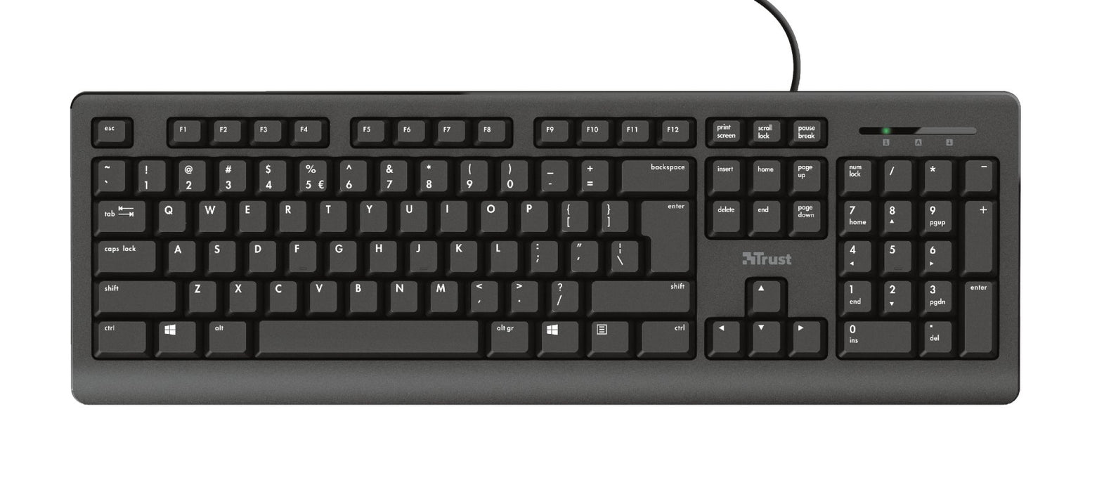 EAN 8713439238839 - Trust Primo teclado Universal USB QWERTY Español Negro imagen 1