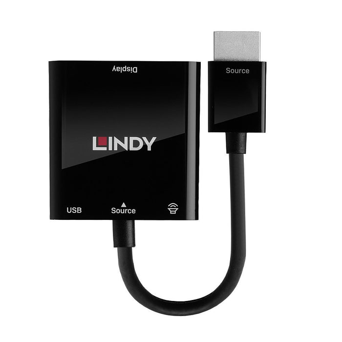 EAN 4002888382854 - Lindy 38285 adaptador de cable de vídeo 0,1 m HDMI tipo A (Estándar) VGA (D-Sub) Negro imagen 2