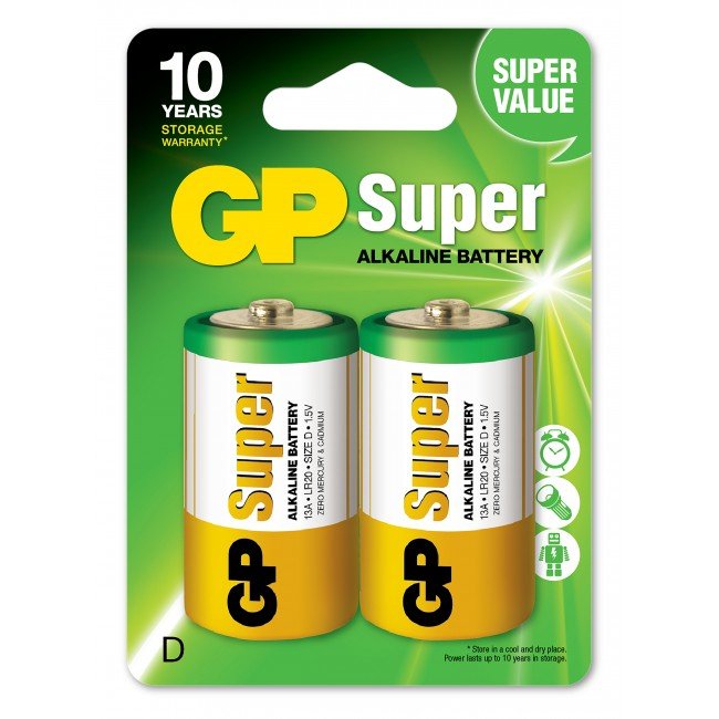 EAN 4891199000003 - GP Batteries Super Alkaline 5501 pila doméstica Batería de un solo uso D Alcalino imagen 2