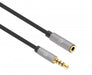 EAN 0766623356046 - Manhattan 356046 cable de audio 3 m 3,5mm Negro, Plata imagen 2