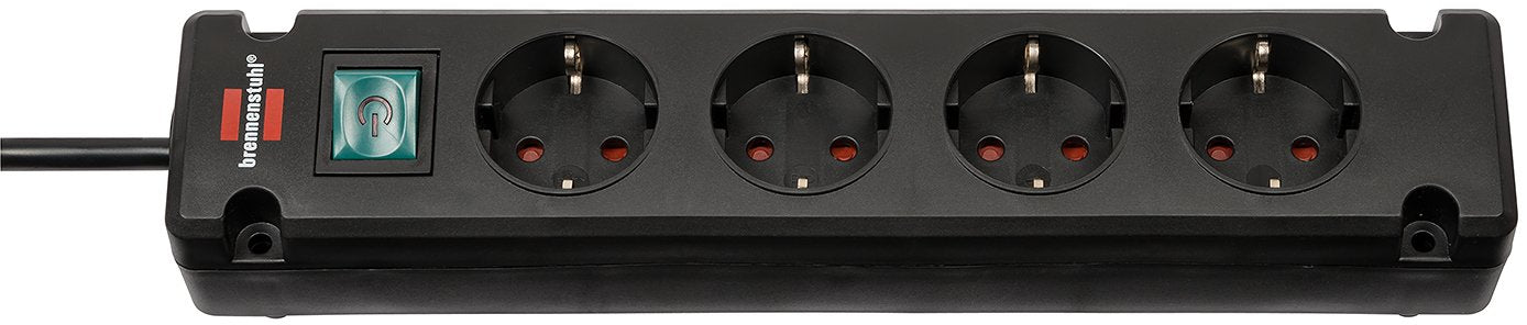 EAN 4007123643219 - Brennenstuhl 1150650326 base múltiple 1,5 m 4 salidas AC Interior Negro imagen 1