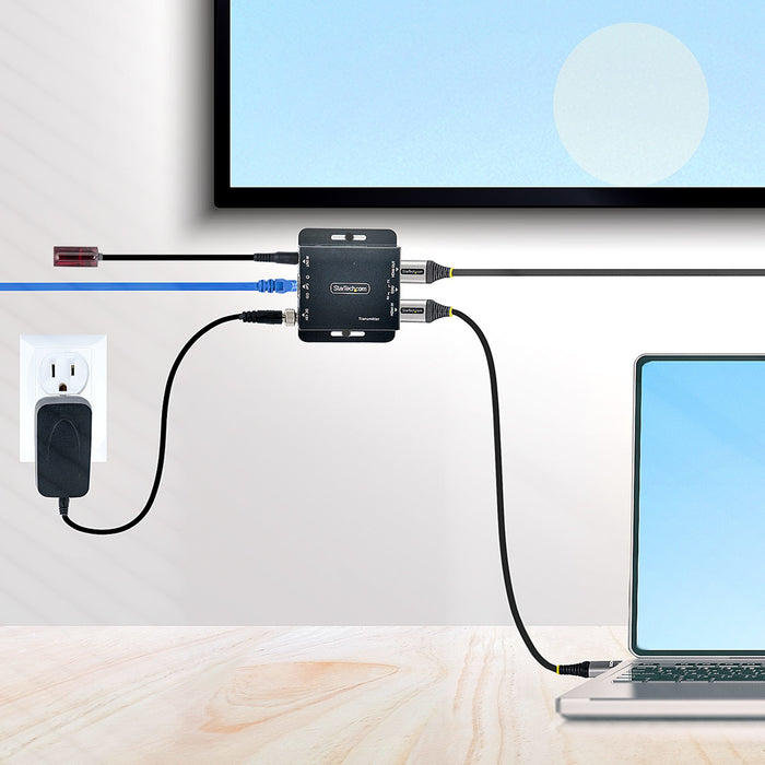 EAN 0065030895156 - StarTech.com EXTEND-HDMI-4K40C6P1 extensor audio/video Transmisor y receptor de señales AV Negro imagen 7