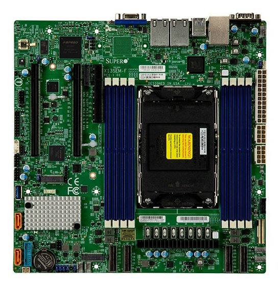 EAN 672042519255 - Supermicro MBD-X13SEM-F Intel C741 LGA 4677 (Socket E) micro ATX imagen 1