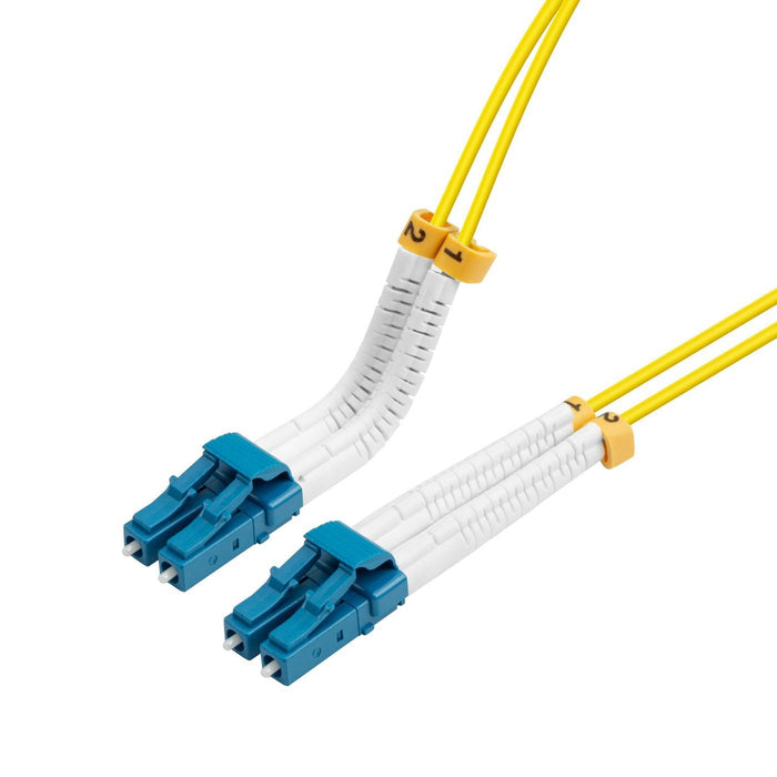EAN 5715063506073 - Lanview LVO2314005-FLEX Cable de fibra óptica e InfiniBand 0,5 m LC LC/LC Amarillo imagen 1