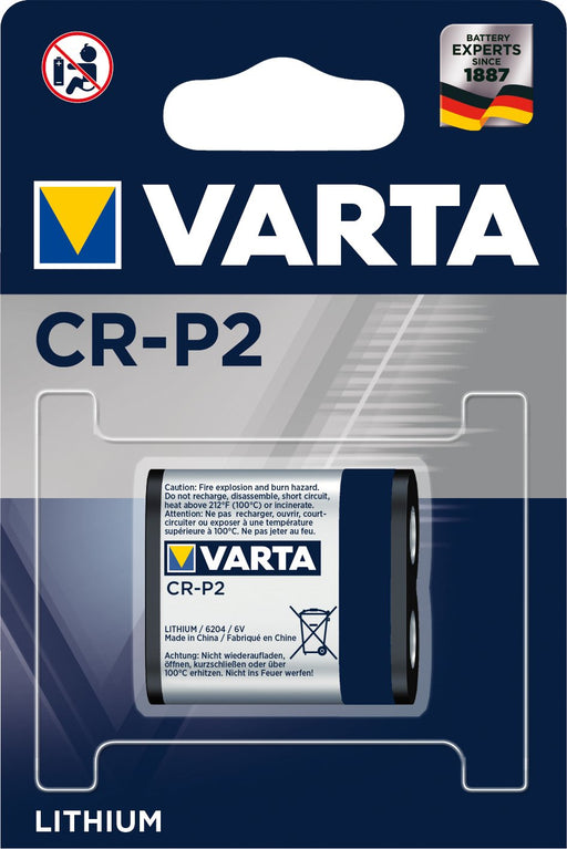 EAN 4008496537242 - Varta 1x 3V CR P2 Batería de un solo uso 6V Litio imagen 1