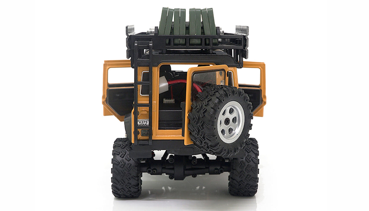 EAN 4260768510005 - Amewi D90X28 Metall Scale Crawler gelb modelo controlado por radio Camión oruga Motor eléctrico 1:28 imagen 7