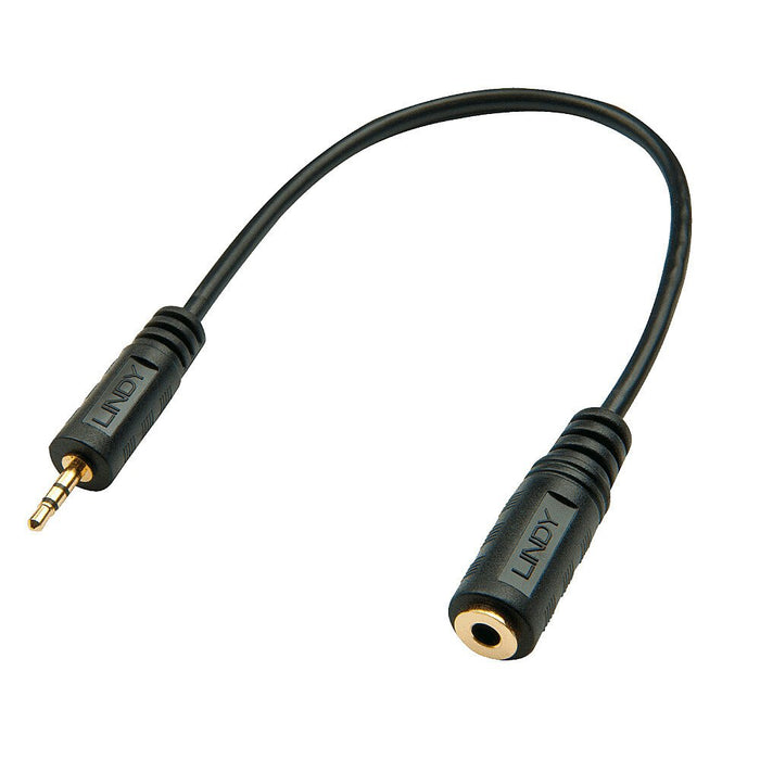 EAN 4002888356985 - Lindy 35698 cable de audio 0,2 m 2,5mm 3,5mm Negro imagen 2