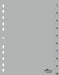 EAN 4005546665580 - Durable 6511-10 Separador numérico con pestaña Polipropileno (PP) Gris imagen 1