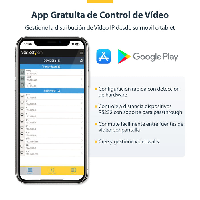 EAN 0065030868372 - StarTech.com ST12MHDLAN4K extensor audio/video Transmisor y receptor de señales AV Negro imagen 8