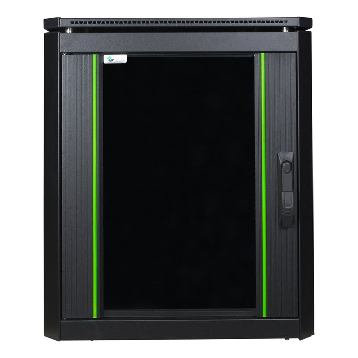EAN 5420016845740 - LOGON RDL12U66BL armario rack 12U Rack o bastidor independiente Negro imagen 1