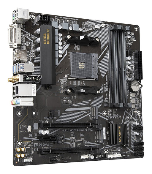 EAN 4719331810962 - GIGABYTE B550M DS3H AC placa base AMD B550 Zócalo AM4 micro ATX imagen 2