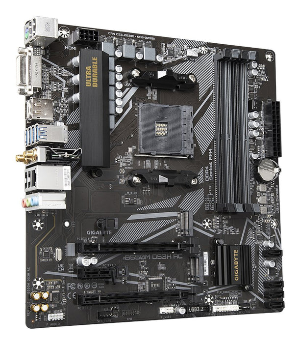 EAN 4719331810962 - GIGABYTE B550M DS3H AC placa base AMD B550 Zócalo AM4 micro ATX imagen 2