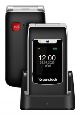 EAN 8429015019647 - Sunstech CELT23 6,1 cm (2.4") 101 g Negro Teléfono para personas mayores imagen 2
