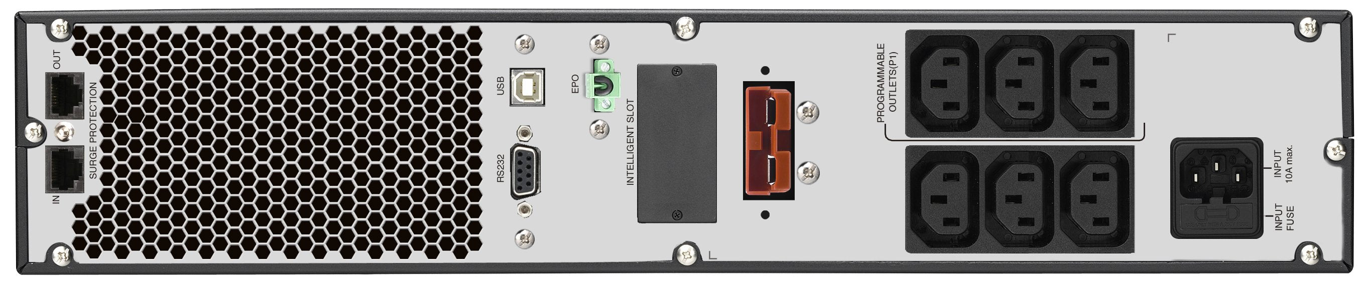 EAN 4260074975130 - PowerWalker VFI 1000RM LCD sistema de alimentación ininterrumpida (UPS) Doble conversión (en línea) 1 kVA imagen 2