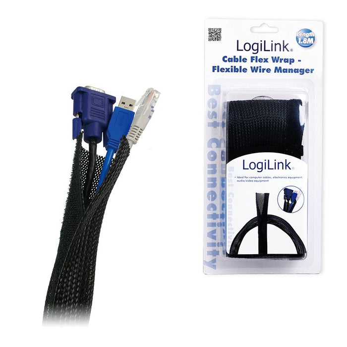 EAN 4052792006636 - LogiLink KAB0006 pasacables Negro imagen 4
