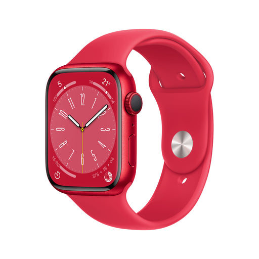 EAN 194253149835 - Apple Watch Series 8 OLED 45 mm Digital 396 x 484 Pixeles Pantalla táctil Rojo Wifi GPS (satélite) imagen 1