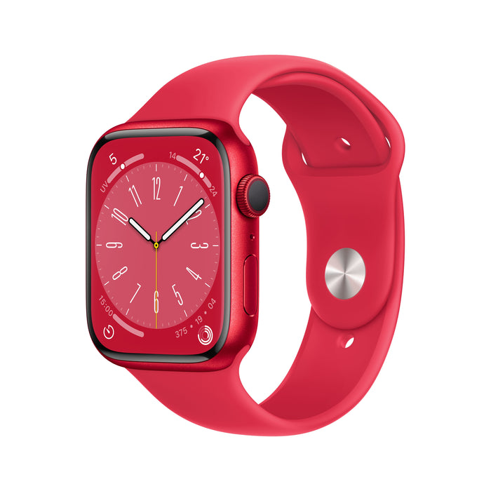 EAN 194253149835 - Apple Watch Series 8 OLED 45 mm Digital 396 x 484 Pixeles Pantalla táctil Rojo Wifi GPS (satélite) imagen 1