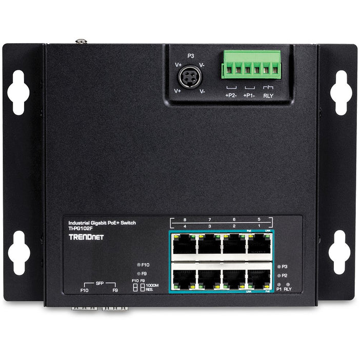 EAN 0710931161786 - Trendnet TI-PG102F switch Gigabit Ethernet (10/100/1000) Energía sobre Ethernet (PoE) Negro imagen 2