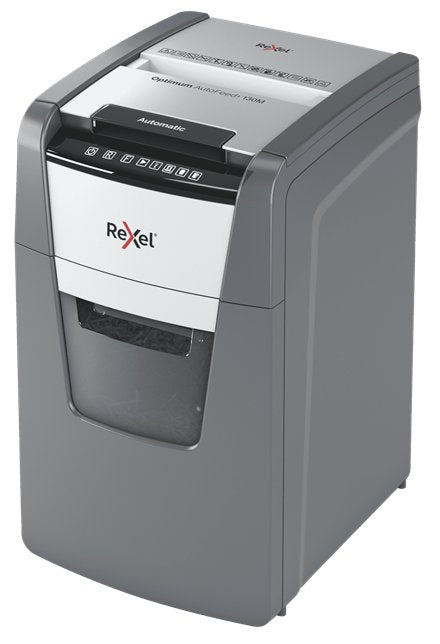 EAN 5028252616836 - Rexel AutoFeed+ 130M triturador de papel Microcorte 55 dB Negro, Gris imagen 2