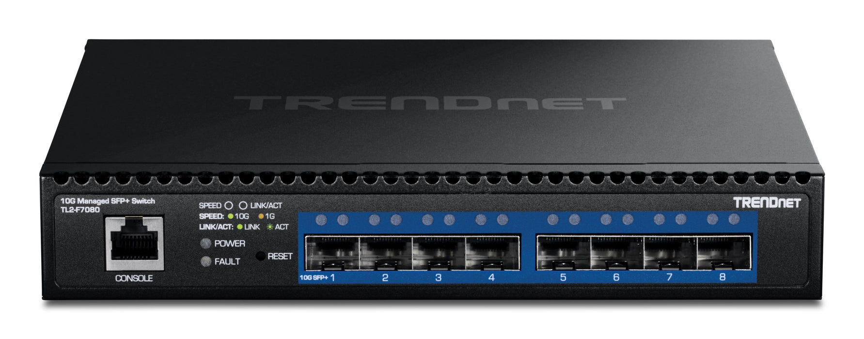 EAN 710931141283 - Trendnet TL2-F7080 switch Gestionado L2 1U Negro imagen 2