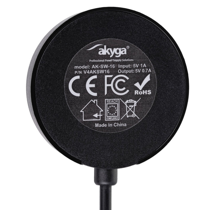 EAN 5901720136657 - Akyga AK-SW-16 cargador de dispositivo móvil Reloj inteligente Negro USB Interior imagen 3