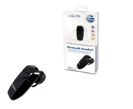 EAN 4260113565476 - LogiLink Bluetooth V2.0 Earclip Headset Auriculares Inalámbrico Llamadas/Música Negro imagen 1