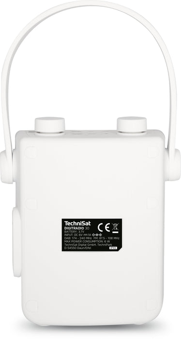 EAN 4019588109551 - TechniSat DIGITRADIO 30 - V2 Portátil Analógico y digital Blanco imagen 4