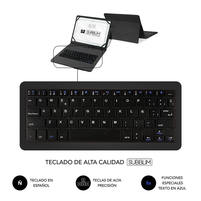 EAN 8436586741020 - SUBBLIM SUB-KT1-USB001 teclado para móvil QWERTY Español MicroUSB Negro imagen 4