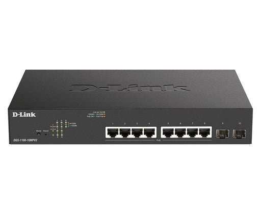 EAN 0790069453328 - D-Link DGS-1100-10MPV2 switch Gestionado L2 Gigabit Ethernet (10/100/1000) Energía sobre Ethernet (PoE) 1 imagen 1