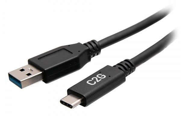 EAN 0757120288749 - C2G C2G28874 cable USB USB 3.2 Gen 1 (3.1 Gen 1) 0,15 m USB C USB A Negro imagen 1