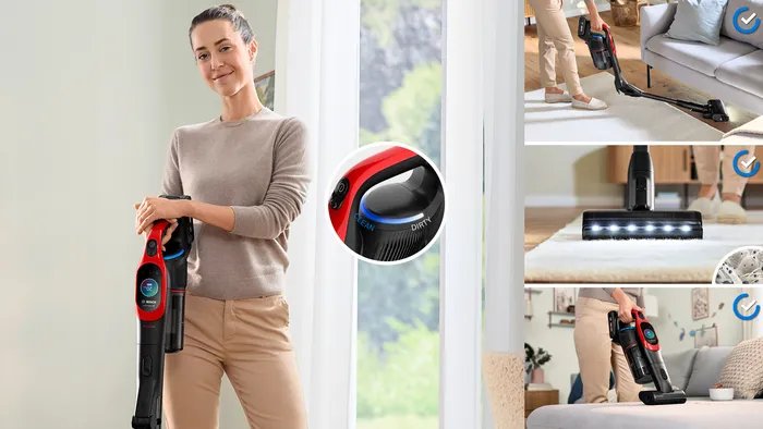 EAN 4242005469543 - Bosch BCS1041PET aspiradora de pie y escoba eléctrica Aspiradora escoba Batería Secar HEPA Sin bolsa 0,4  imagen 2