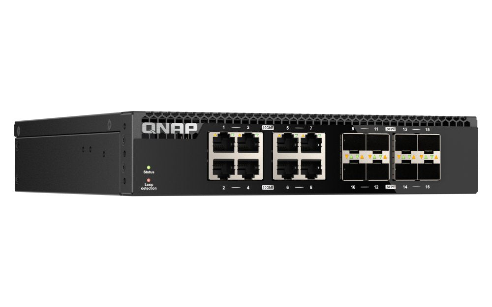 EAN 4711103084304 - QNAP QSW-3216R-8S8T switch No administrado L2 10G Ethernet (100/1000/10000) Negro imagen 3