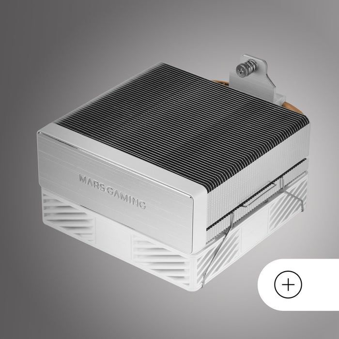 EAN 8435693112037 - Mars Gaming MCPU-X4W Procesador Refrigerador de aire 12 cm Blanco 1 pieza(s) imagen 8