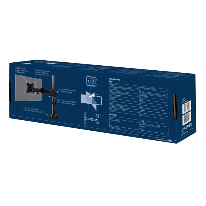 EAN 4895213701273 - ARCTIC Z1 (Gen 3) 96,5 cm (38") Escritorio Negro imagen 13