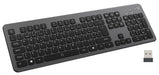 EAN 8052101434088 - Ewent EW3296 teclado Universal RF inalámbrica + USB QWERTY Español Negro, Gris imagen 1