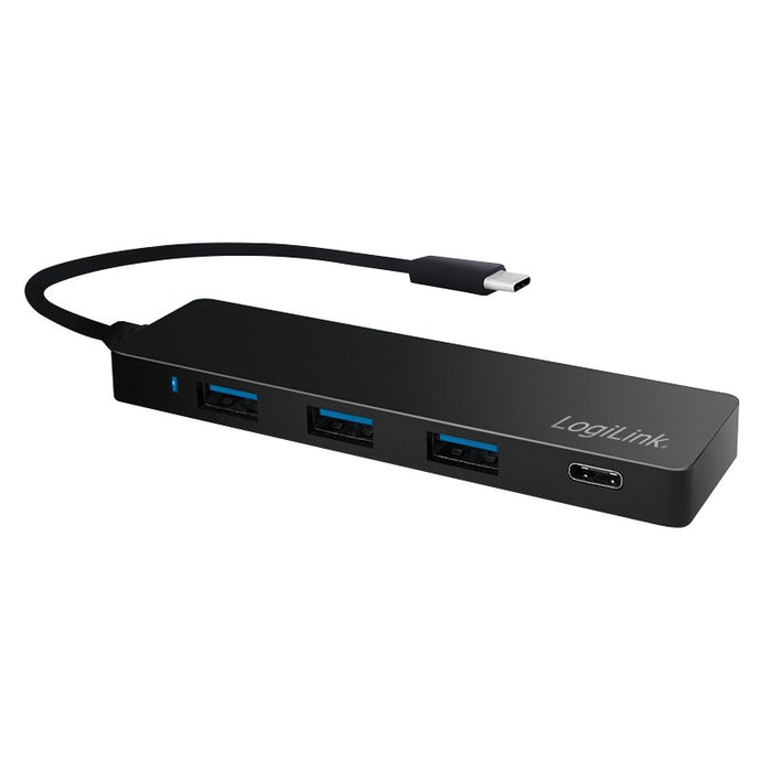 EAN 4052792048667 - LogiLink UA0311 hub de interfaz USB 3.2 Gen 1 (3.1 Gen 1) Type-C 5000 Mbit/s Negro imagen 1