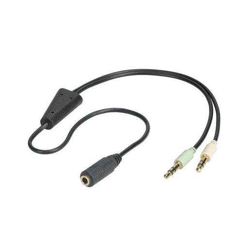 EAN 4040849489808 - Goobay 48980 cable de audio 0,4 m 2 x 3.5mm 3,5mm Negro imagen 2