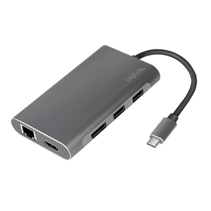 EAN 4052792064704 - LogiLink UA0382 base para portátil y replicador de puertos Alámbrico USB 3.2 Gen 1 (3.1 Gen 1) Type-C Pla imagen 8