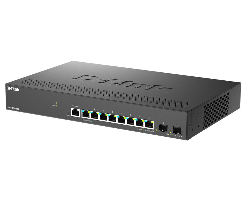 EAN 0790069473678 - D-Link DMS-1250-10S/E switch Gestionado 2.5G Ethernet (100/1000/2500) Negro imagen 3