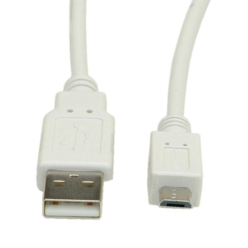 EAN 7611990193875 - VALUE 11.99.8754 cable USB USB 2.0 0,8 m USB A Micro-USB B Blanco imagen 1